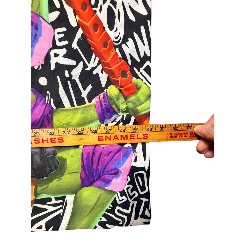 Nickelodeon TMNT Mutant Mayhem Pillowcase Kids Standard Green Graphic Print - Picture 9 of 9